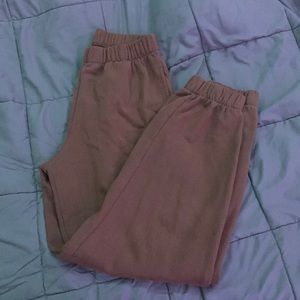 brown brandy melville sweatpants